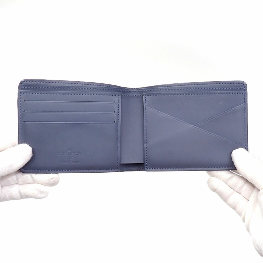 Louis Vuitton Bi-fold Billfold Monogram Shadow Portefeuille Multiple Men's M8... - Picture 3 of 7